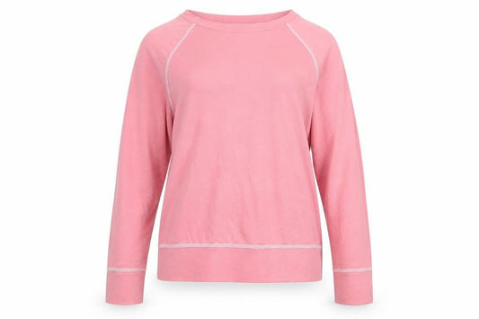 MissLook Womens Pink Cotton Blend Pullover Sweatshirt Size L Pullover