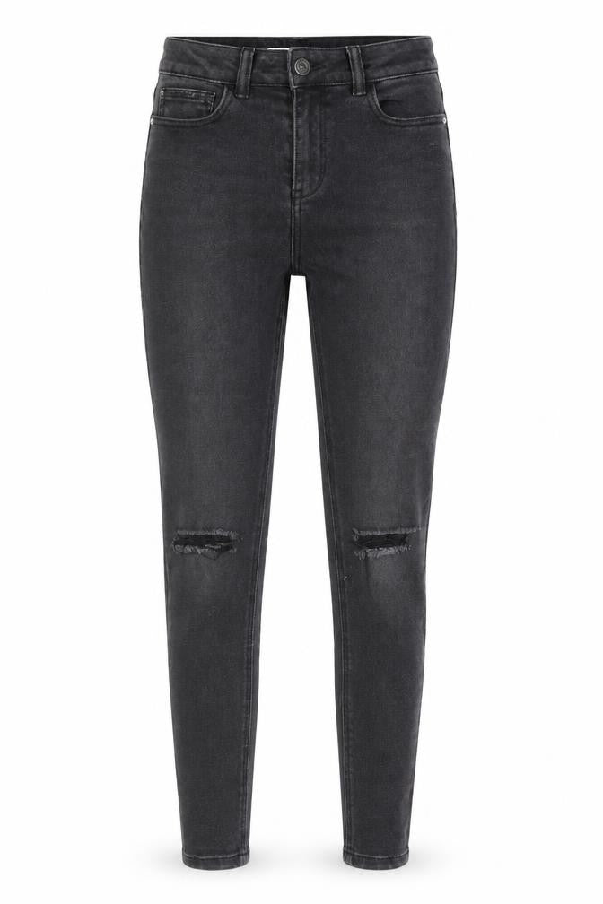 Next Womens Black Cotton Skinny Jeans Size 6 L29 in Regular Zip