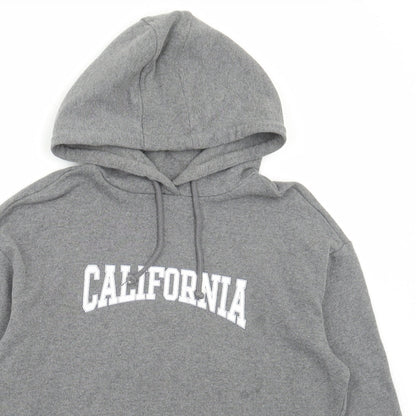 Primark Mens Grey Cotton Pullover Hoodie Size XS - California