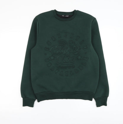 Next Girls Green Polyester Pullover Sweatshirt Size 14 Years Pullover - Currently Unavailable