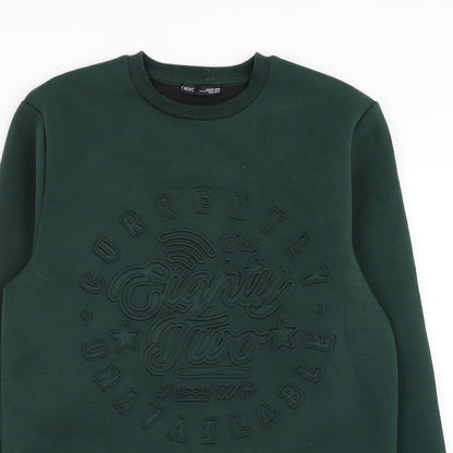 Next Girls Green Polyester Pullover Sweatshirt Size 14 Years Pullover - Currently Unavailable