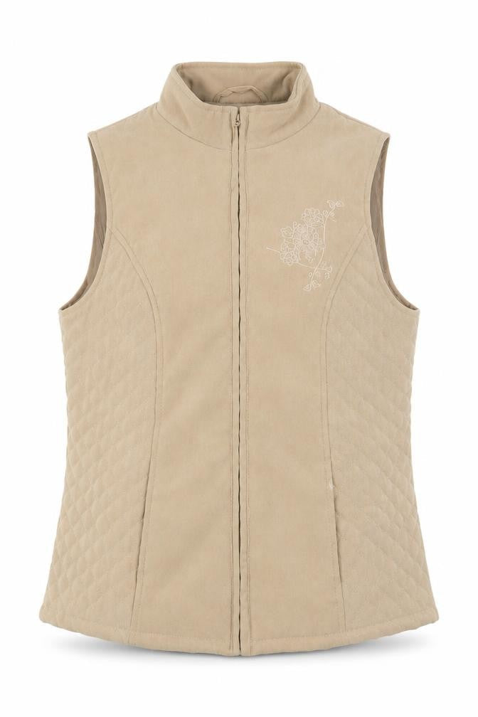 EWM Mens Beige Gilet Jacket Size S Zip