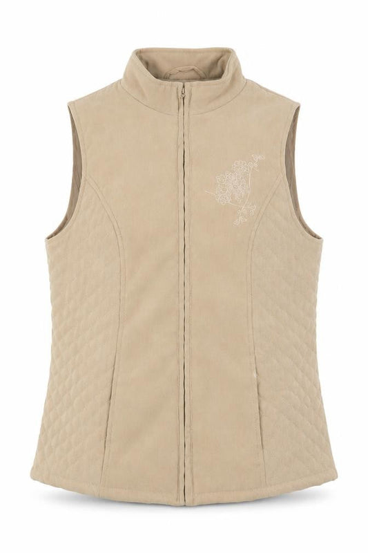EWM Mens Beige Gilet Jacket Size S Zip