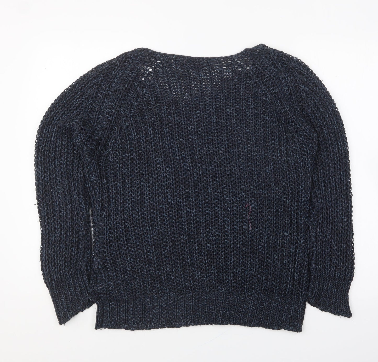 Store Twenty One Womens Blue Round Neck Acrylic Pullover Jumper Size M