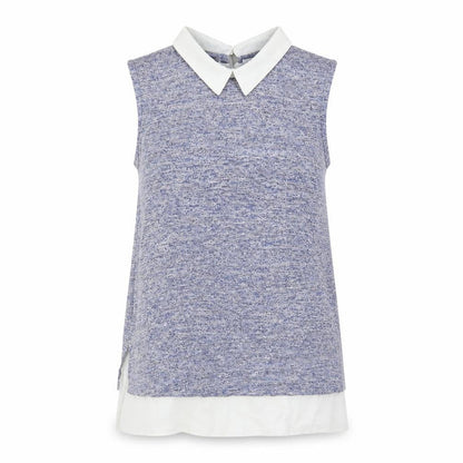 Atmosphere Womens Blue Viscose Basic Blouse Size 6 Collared