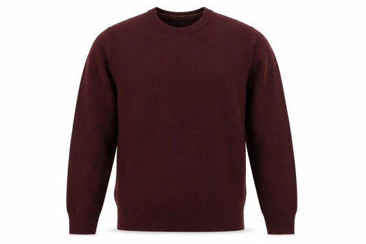 Matalan Mens Brown Round Neck Acrylic Pullover Jumper Size M