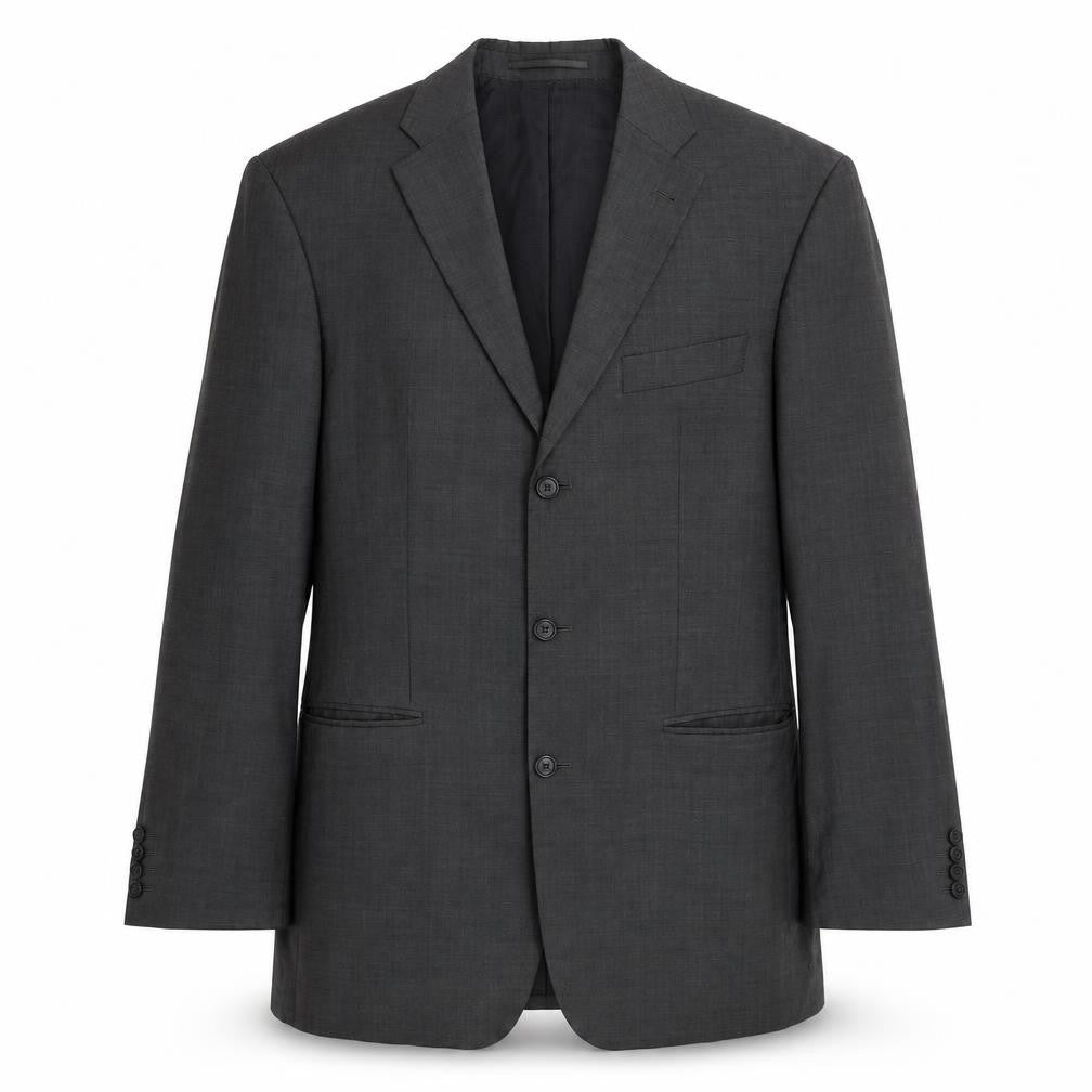 Lanificio Mens Grey Polyester Jacket Suit Jacket Size 42
