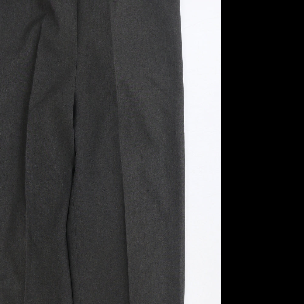 Sarah Hamilton Womens Grey Polyester Trousers Size 16 L28 in Regular
