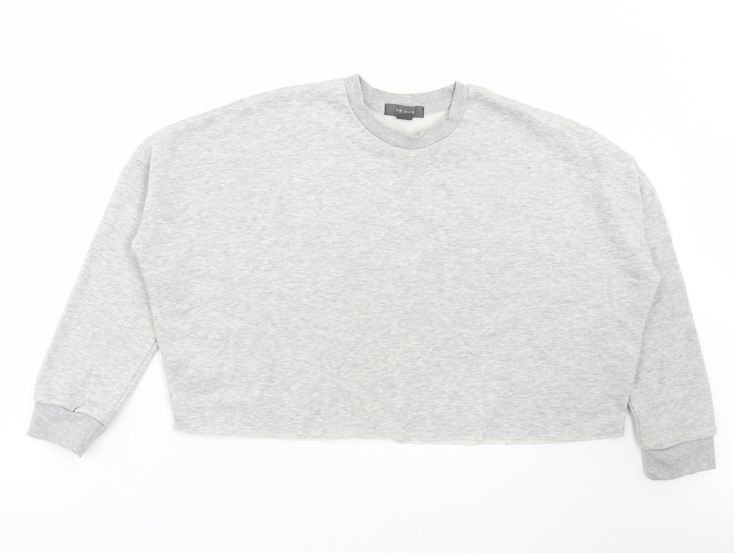 Primark Womens Grey Polyester Pullover Sweatshirt Size XS Pullover