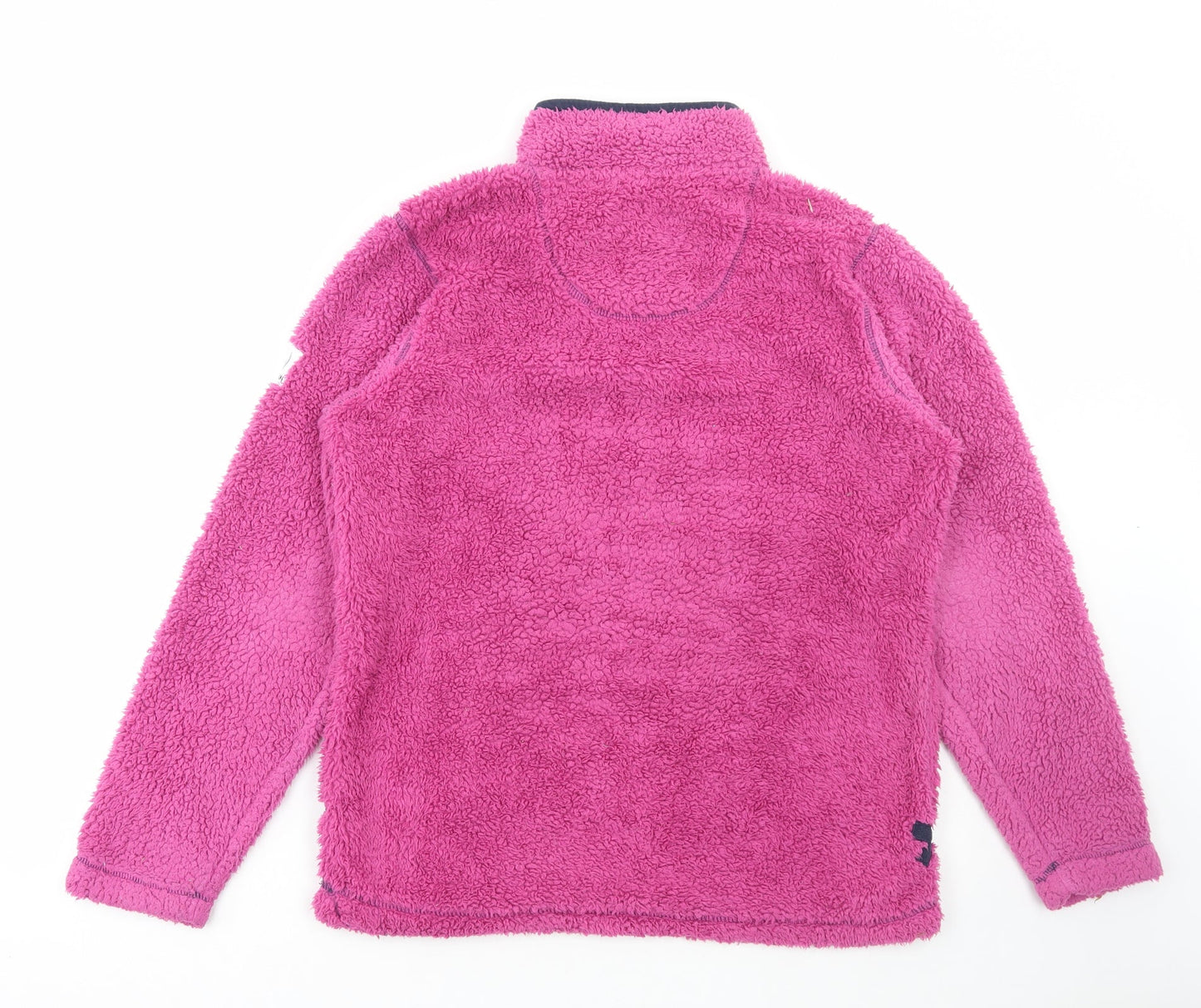 Lazy Jacks Womens Purple Polyester Pullover Sweatshirt Size 12 Zip