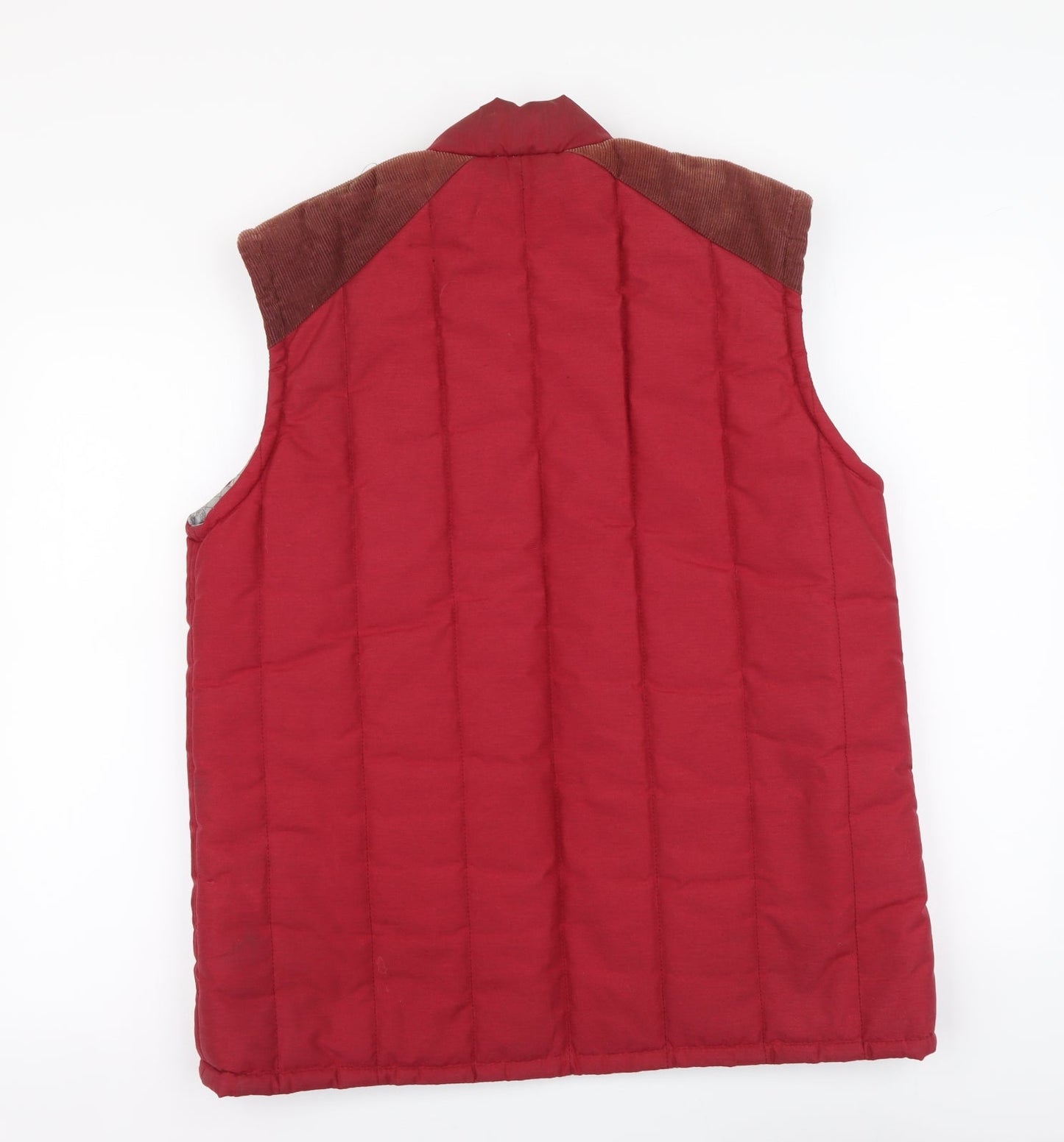 Snowgoose Womens Red Gilet Coat Size M Zip