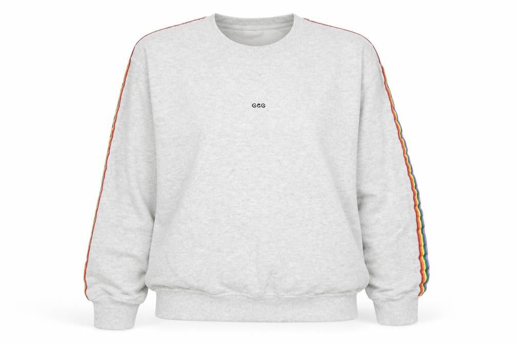 G&G Womens Grey Polyester Pullover Sweatshirt Size S Pullover