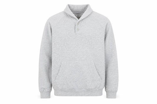 Rail Mens Grey Polyester Pullover Sweatshirt Size M