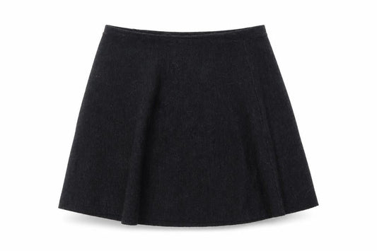Tahari Womens Grey Acrylic Skater Skirt Size S