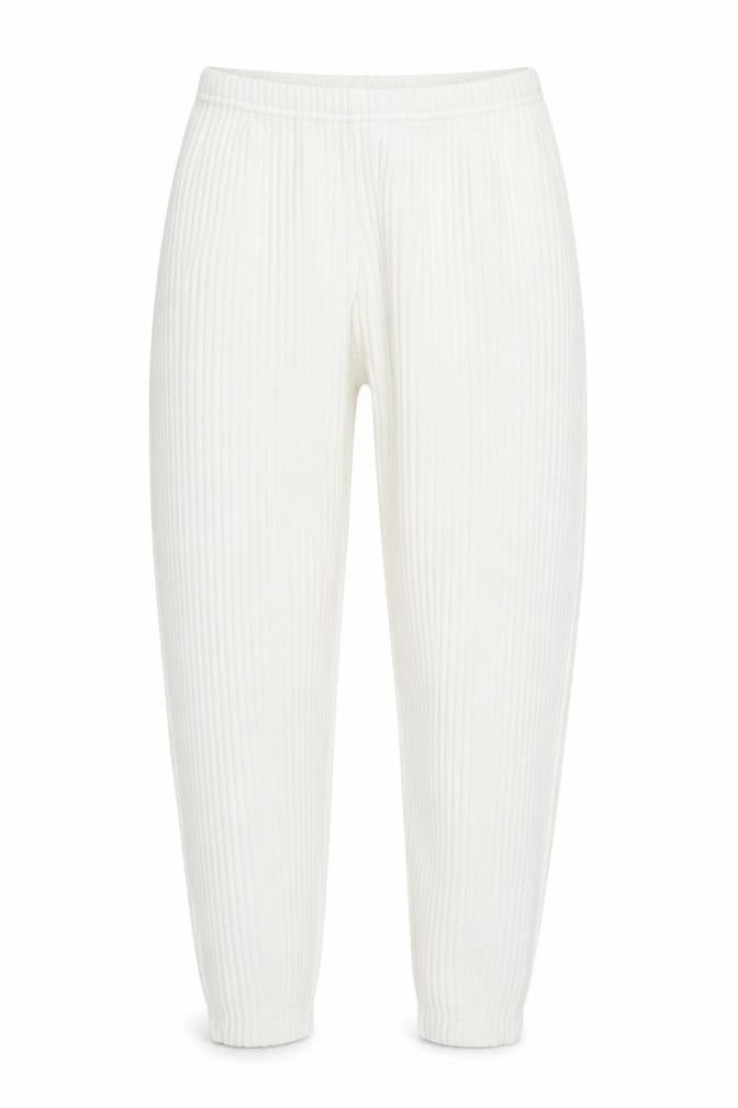 PRETTYLITTLETHING Womens White Polyester Trousers Size 6 L29 in Regular