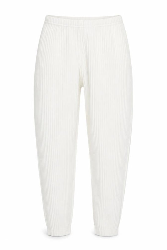PRETTYLITTLETHING Womens White Polyester Trousers Size 6 L29 in Regular
