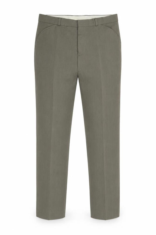 Denver Mens Grey Polyester Dress Pants Trousers Size 40 in L31 in Regular Hook & Loop