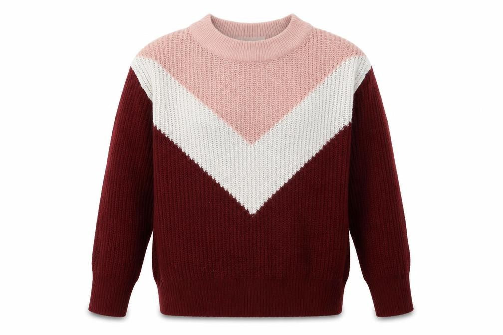 Divided by H&M Womens Multicoloured Mock Neck Acrylic Pullover Jumper Size S