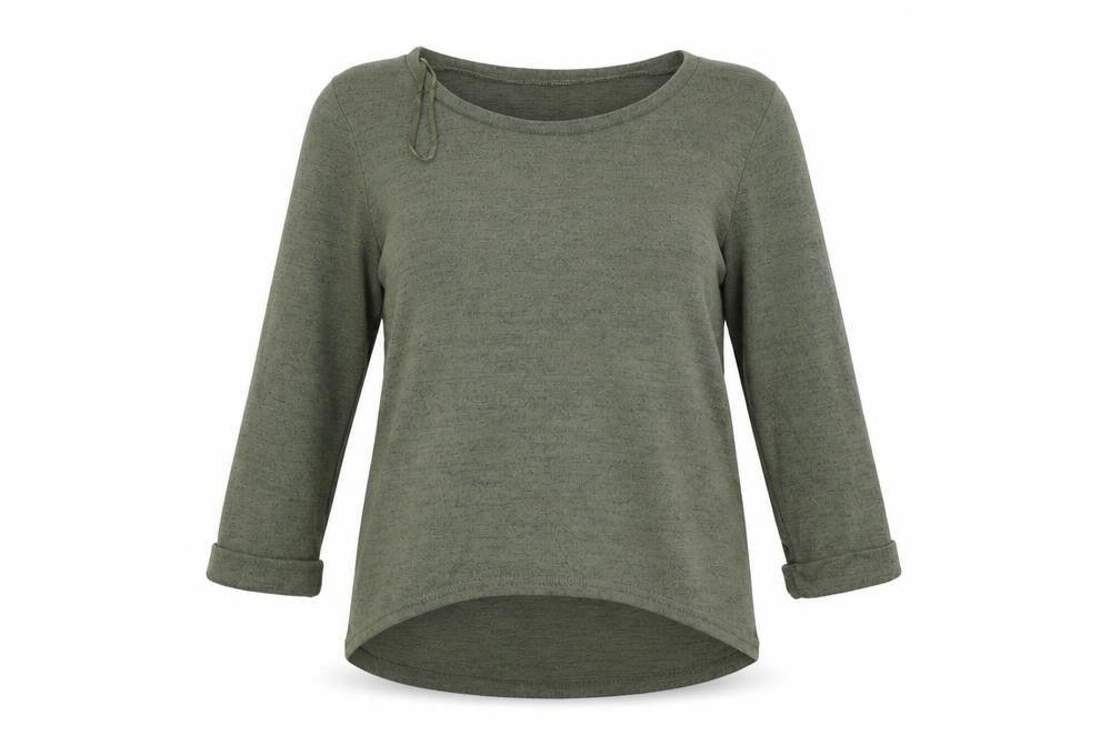 New Look Womens Green Boat Neck Polyester Pullover Jumper Size 8