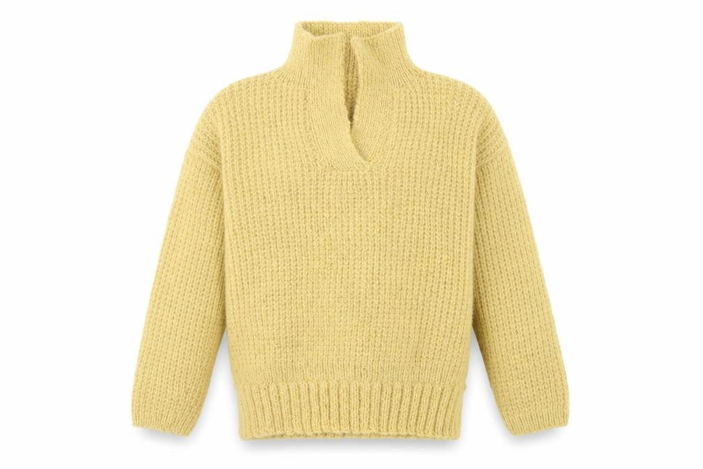 Preworn Womens Beige V-Neck Polyester Pullover Jumper Size S