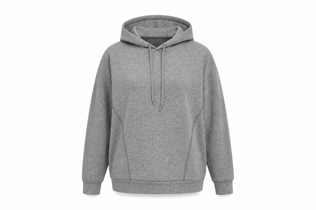 F&F Womens Grey Viscose Pullover Hoodie Size S