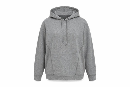 F&F Womens Grey Viscose Pullover Hoodie Size S