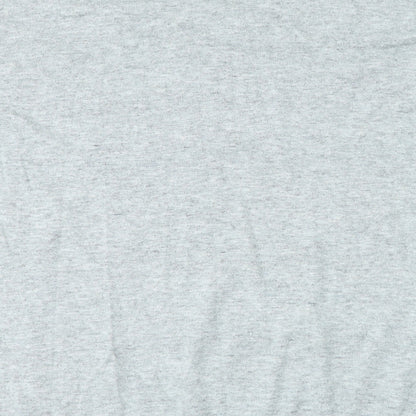 Principles Womens Grey V-Neck Nylon Pullover Jumper Size 16