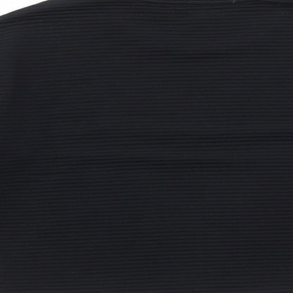 Next Womens Black Round Neck Polyester Pullover Jumper Size 14 - Ribbed