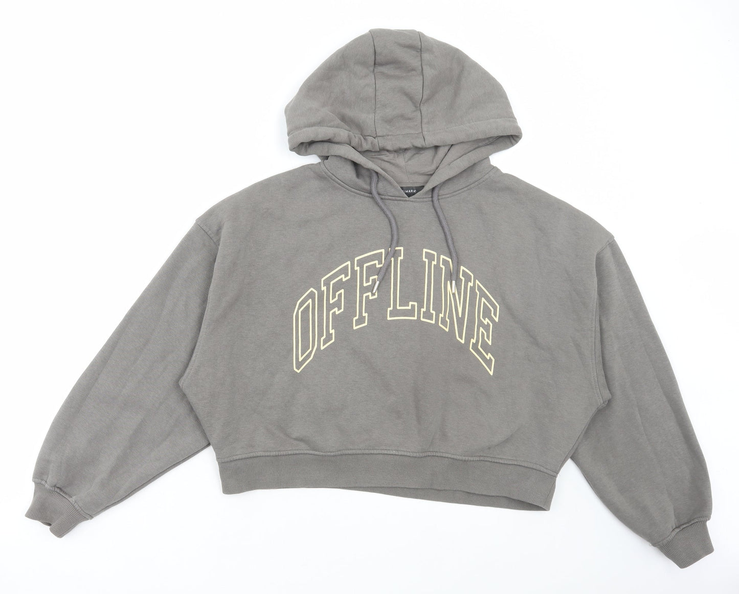 Primark Womens Green Cotton Pullover Hoodie Size S Pullover - Offline