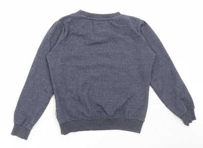 Lee Cooper Womens Blue Cotton Pullover Sweatshirt Size S Pullover