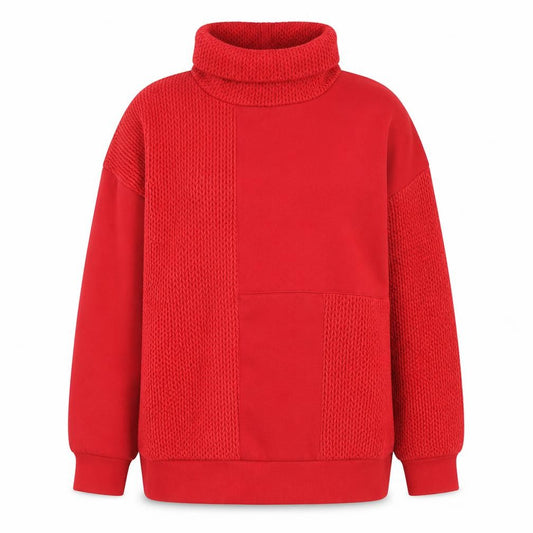 NEXT Womens Red Viscose Pullover Sweatshirt Size L Pullover