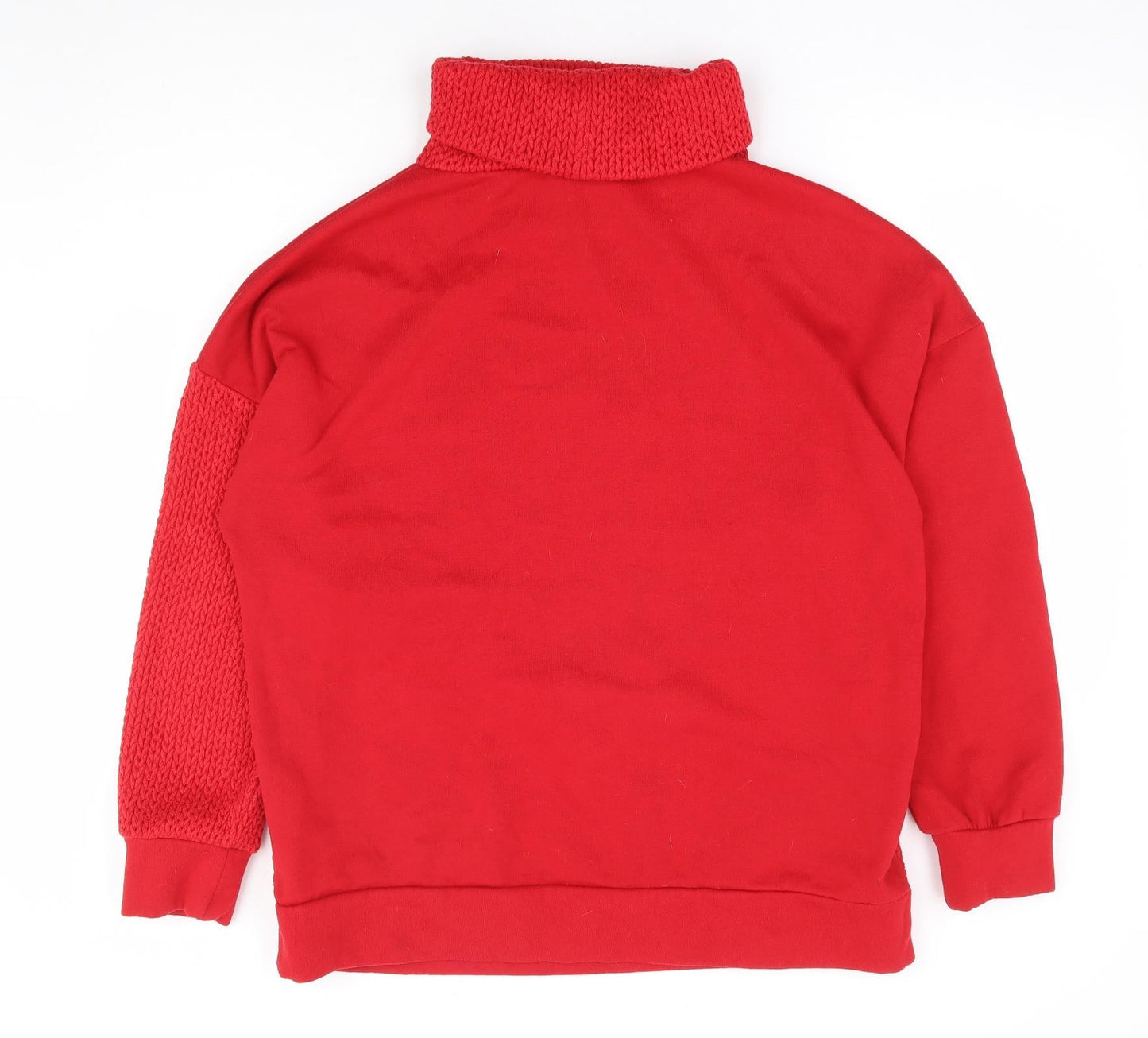 NEXT Womens Red Viscose Pullover Sweatshirt Size L Pullover