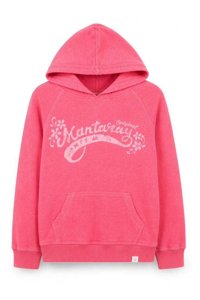 Mataray Girls Pink Polyester Pullover Hoodie Size 13-14 Years Pullover