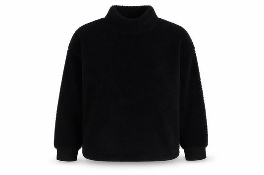 Primark Womens Black Polyester Pullover Sweatshirt Size L Pullover - Cropped