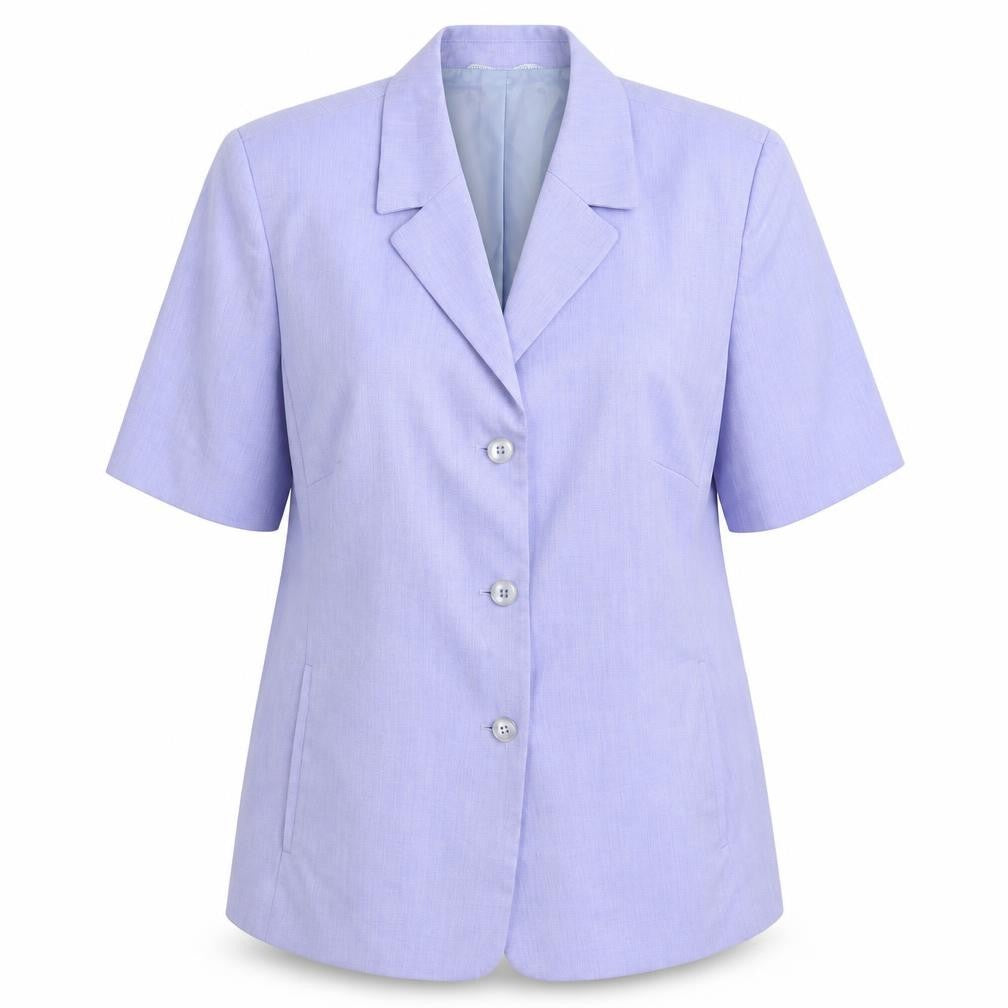 Gelco Womens Blue Jacket Blazer Size 20 Button - Short Sleeve