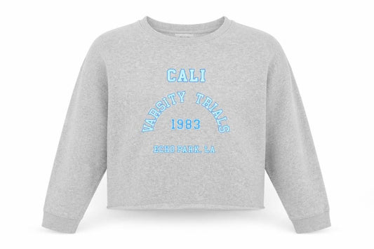 Primark Womens Grey Cotton Pullover Sweatshirt Size L Pullover - Cali Varsity Training