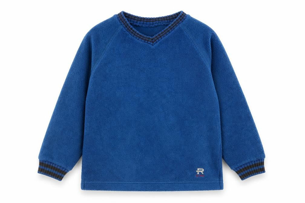 Rebel Active Boys Blue Polyester Pullover Sweatshirt Size 5-6 Years Pullover