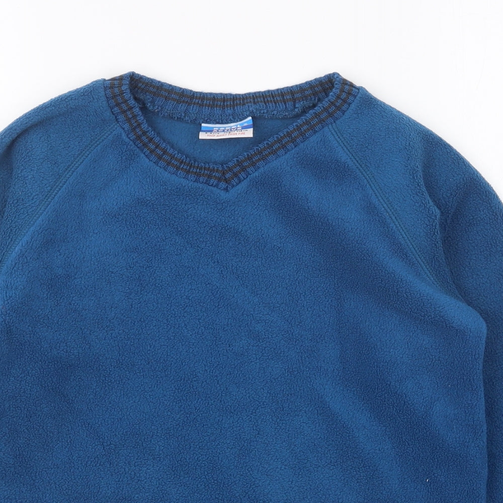 Rebel Active Boys Blue Polyester Pullover Sweatshirt Size 5-6 Years Pullover