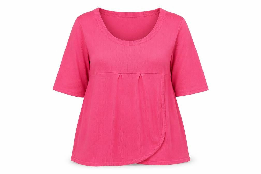 Tommy & Kate Womens Pink Scoop Neck Acrylic Pullover Jumper Size 16