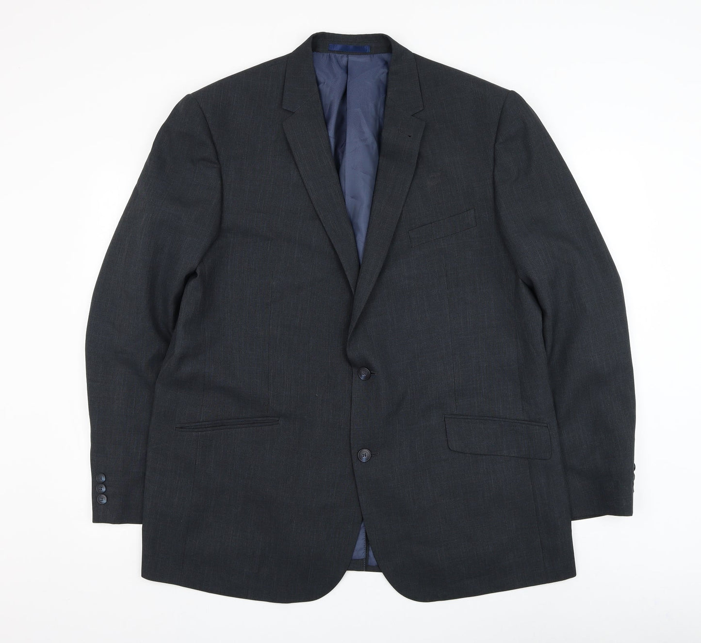 Taylor & Wright Mens Grey Polyester Jacket Suit Jacket Size 46