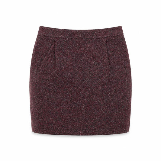 Great Plains Womens Purple Cotton Mini Skirt Size 8 Zip