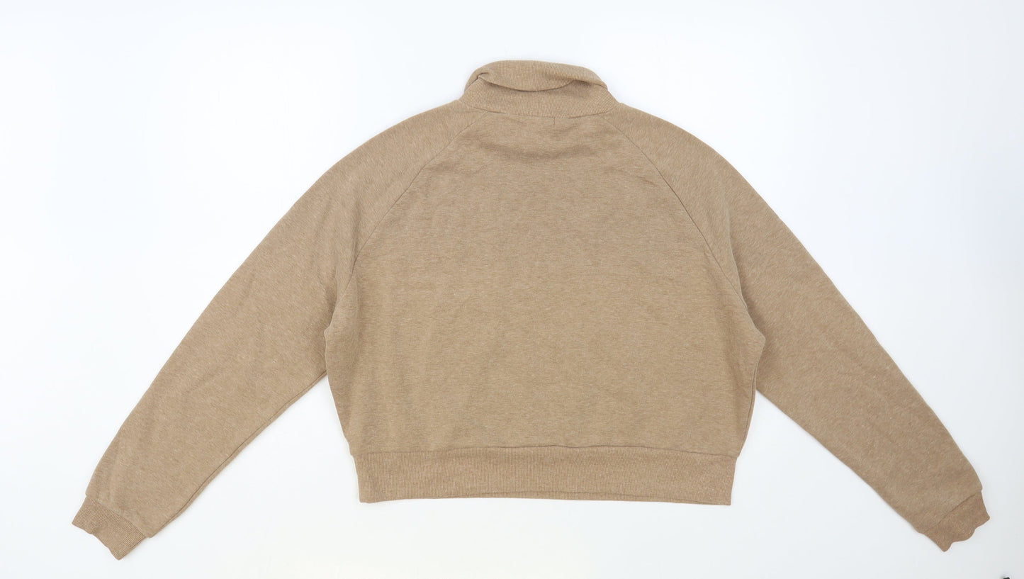 Primark Womens Beige Cotton Pullover Sweatshirt Size 14 Pullover