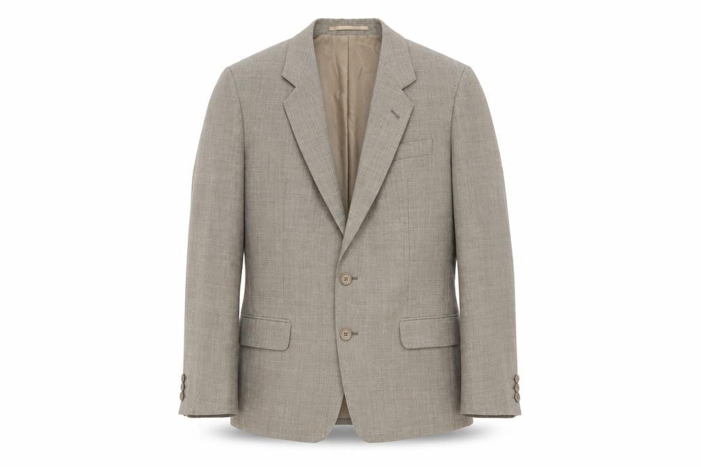 Trevira Mens Grey Wool Jacket Blazer Size 38