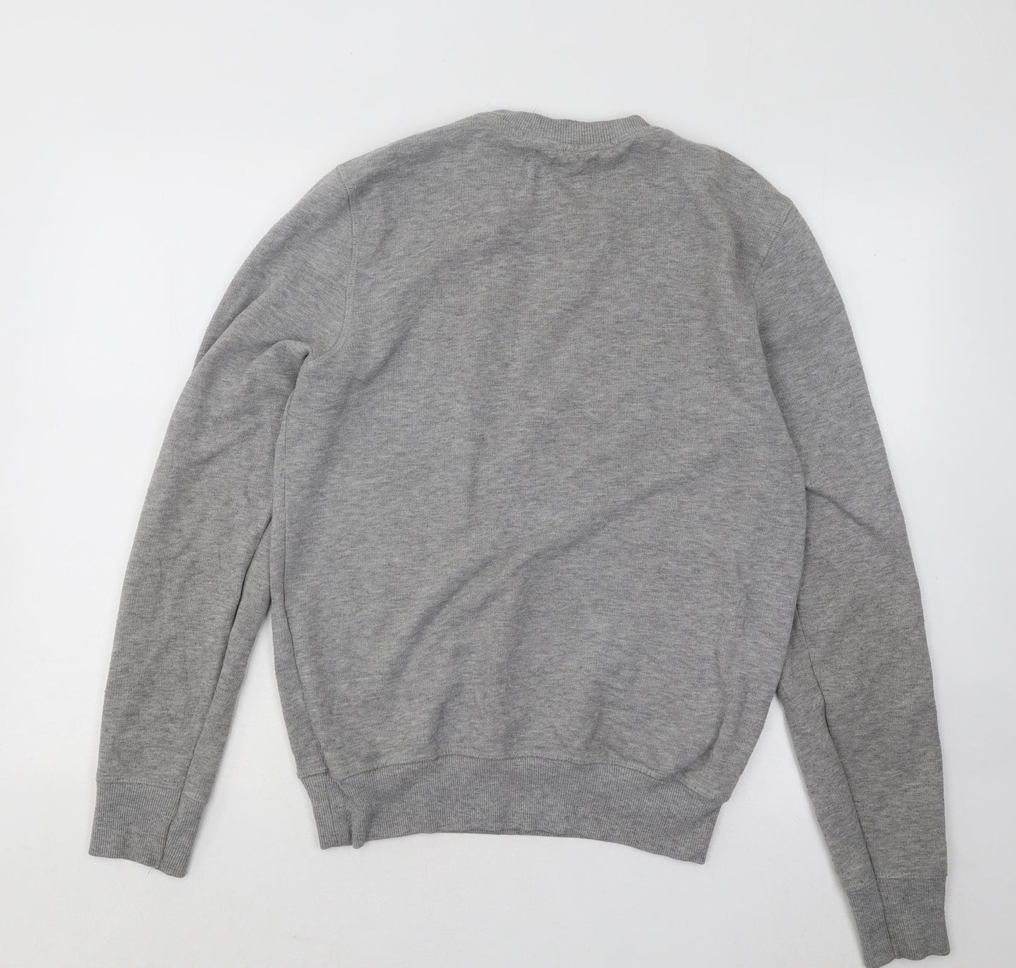 River Island Mens Grey Cotton Pullover Sweatshirt Size S - Sailors Sin