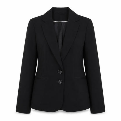 F&F Womens Black Polyester Jacket Blazer Size 12