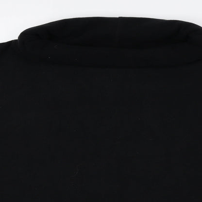 Next Womens Black Roll Neck Polyester Pullover Jumper Size M