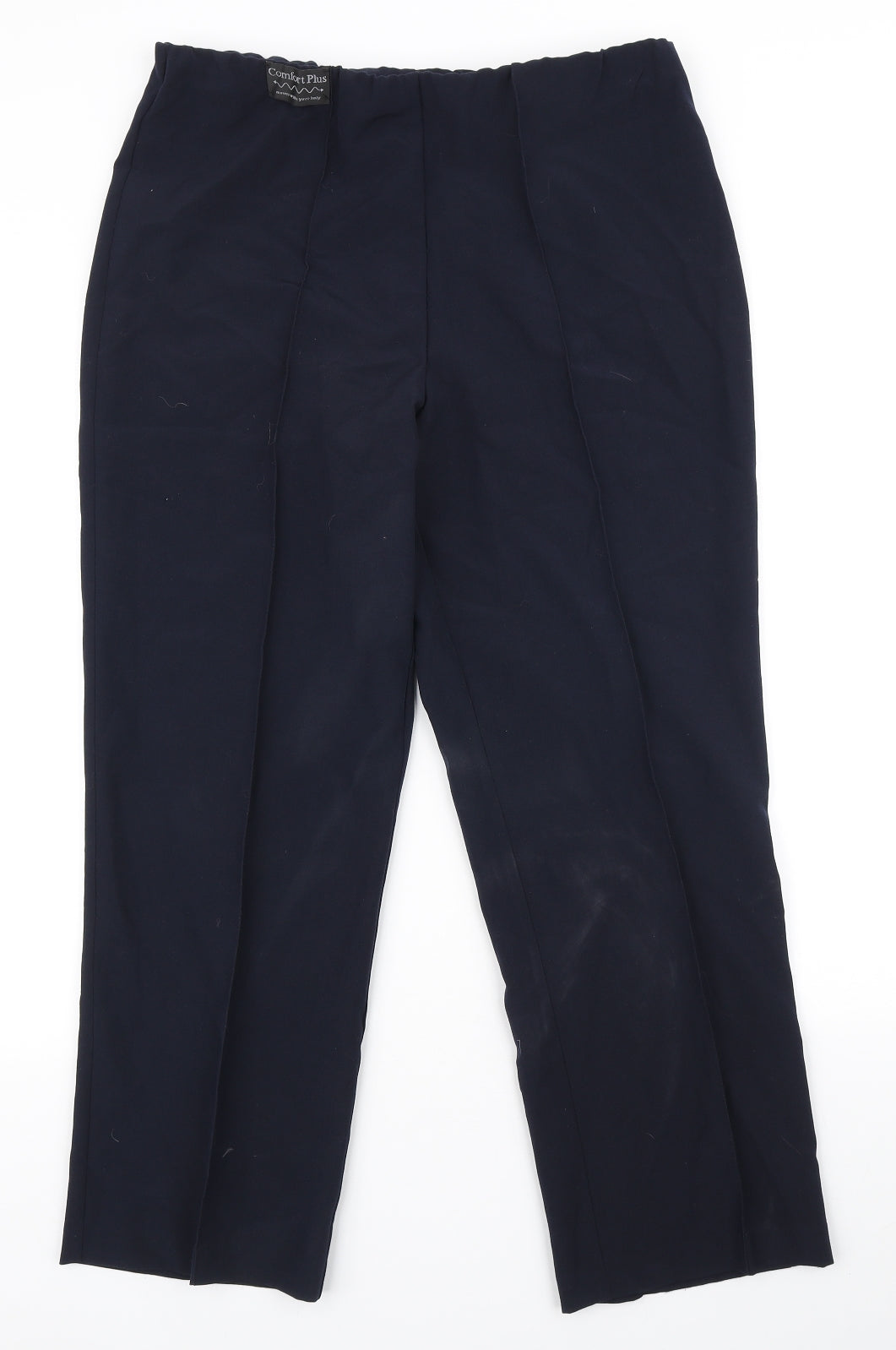Sarah Hamilton Womens Blue Polyester Sweatpants Trousers Size 14 L27.5 in Regular