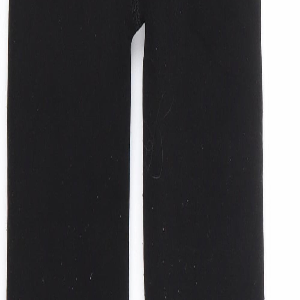 Preworn Womens Black Polyester Jogger Leggings Size S L27 in - Fur Lined Legging