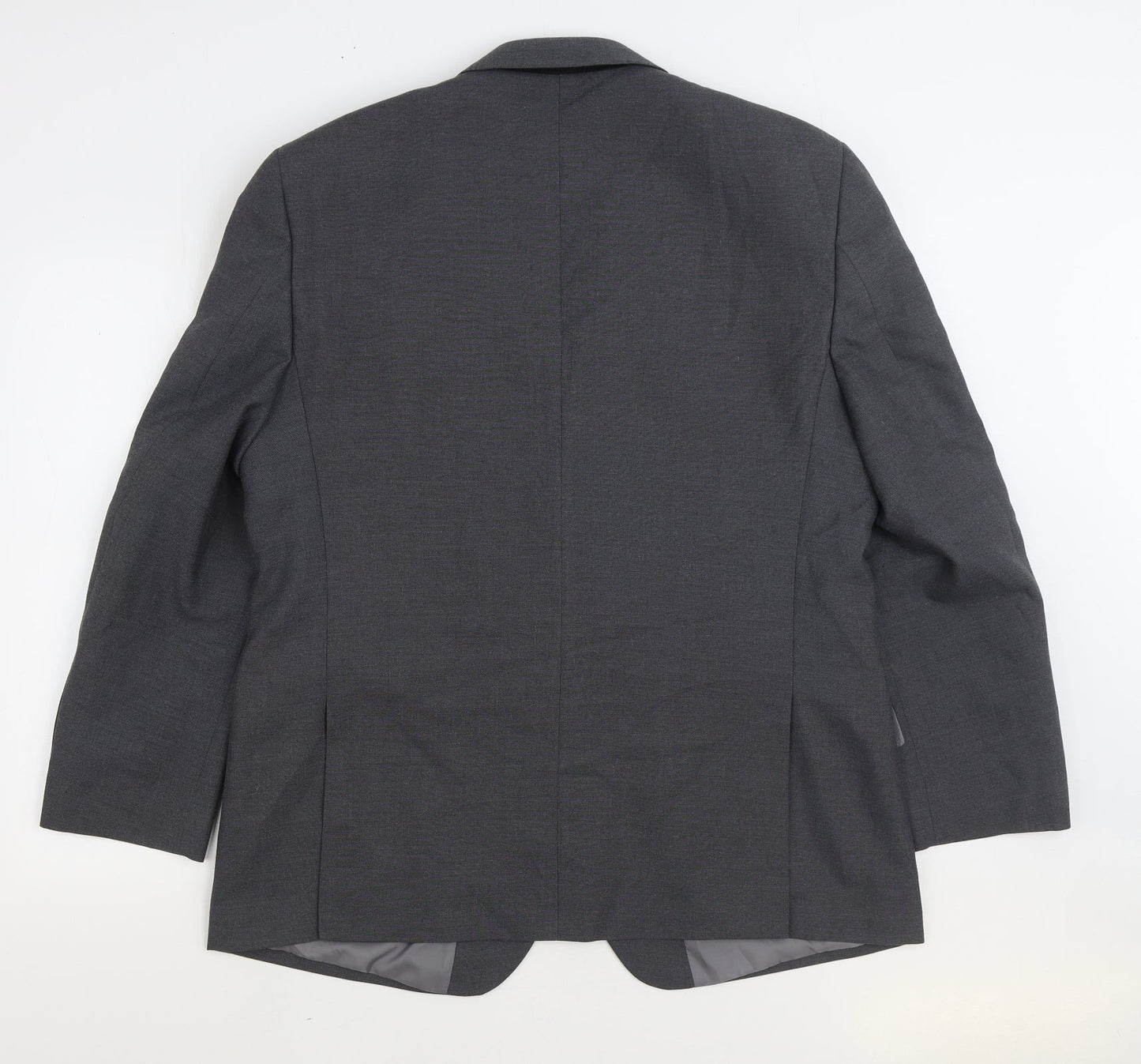Marks and Spencer Mens Grey Polyester Jacket Suit Jacket Size 44