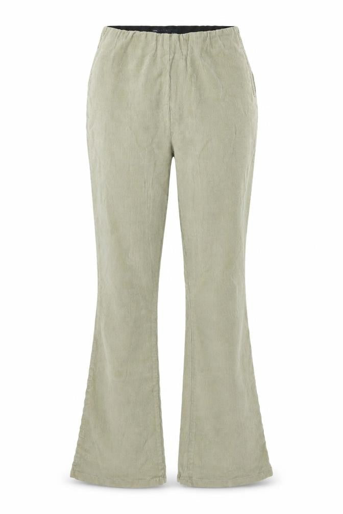 ASOS Womens Green Cotton Bootcut Jeans Size 10 L32 in Regular Drawstring